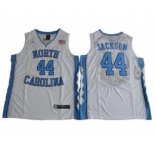 North Carolina #44 Justin Jackson White Basketball Stitched NCAA Jersey
