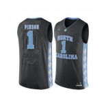 North Carolina Tar Heels #1 Theo Pinson Black College Basketball Jersey