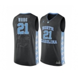 North Carolina Tar Heels #21 Seventh Woods Black College Basketball Jersey
