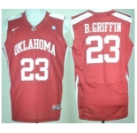 Oklahoma Sooners 23# Blake Griffin Red College Basketball Jersey