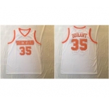 Texas Longhorns #35 Kevin Durant White Stitched College Basketball Jersey