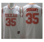 Texas Longhorns Kevin Durant #35 Burnt White College Basketball Jersey