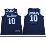 Villanova Wildcats #10 Donte DiVincenzo Navy Blue Stitched NCAA Basketball Jersey