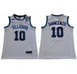 Villanova Wildcats #10 Donte DiVincenzo White Stitched NCAA Basketball Jersey