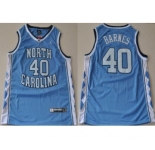 orth Carolina Tar Heels Harrison Barnes #40 Light Blue College Basketball Jersey
