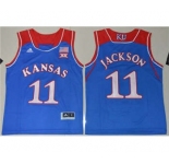Youth Kansas Jayhawks #11 Josh Jackson Royal Blue Basketball Stitched NCAA Jersey