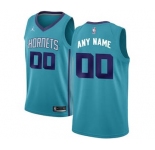 Charlotte Hornets Jordan Brand Teal Swingman Custom Basketball Jersey - Icon Edition