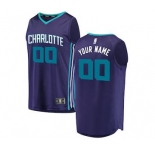 Men's Charlotte Hornets Purple Custom Basketball Jersey - Statement Edition