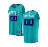 Men's Charlotte Hornets Teal Custom Basketball Jersey - Icon Edition