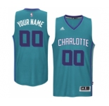 Mens Charlotte Hornets Teal Custom Swingman Alternate Jersey