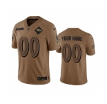 Men's Baltimore Ravens Active Player Custom 2023 Brown Salute To Service Limited Stitched Jersey