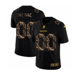 Men's Baltimore Ravens Custom Black Flocked Lightning Vapor Limited Football Jersey