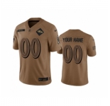 Men's Nike Baltimore Ravens Active Player Custom 2023 Brown Salute To Service Limited Stitched Jersey