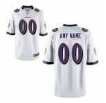 Nike Men's Baltimore Ravens Customized White Game Jersey
