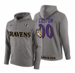 Men Baltimore Ravens Customized Hoodie 007