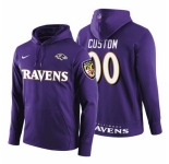 Men Baltimore Ravens Customized Hoodie 008