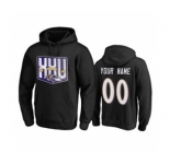 Men's Baltimore Ravens Custom Black Team 25th Season Pullover Hoodie