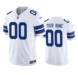 Men's Dallas Cowboys Active Player Custom White 2023 F.U.S.E. Limited Stitched Football Jersey