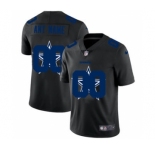Men's Dallas Cowboys Custom Team Logo Dual Overlap Limited Football Jersey Black
