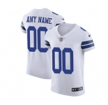 Men's Dallas Cowboys Customized White Vapor Untouchable Custom Elite Football Jersey