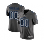 Youth Dallas Cowboys Customized Gray Static Football Jersey