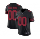 Men's San Francisco 49ers Customized Black Alternate Vapor Untouchable Custom Limited Football Jersey