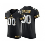 Men's San Francisco 49ers Custom Black Edition Vapor Untouchable Elite Football Jersey