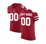 Men's San Francisco 49ers Customized Red Team Color Vapor Untouchable Custom Elite Football Jersey