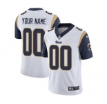 Men's Los Angeles Rams Customized White Vapor Untouchable Custom Limited Football Jersey