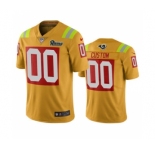 Men's Rams Customized Vapor Limited City Edition Gold Jersey