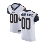 Men's Los Angeles Rams Customized White Vapor Untouchable Custom Elite Football Jersey