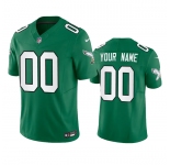 Men's Philadelphia Eagles Active Player Custom Green 2023 F.U.S.E. Vapor Untouchable Stitched Football Jersey