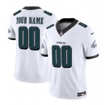 Men's Philadelphia Eagles Active Player Custom White 2024 New F.U.S.E. Vapor Untouchable Limited Football Stitched Jersey
