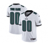 Men's Philadelphia Eagles Customized White Vapor Untouchable Custom Limited Football Jersey