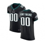 Men's Philadelphia Eagles Customized Black Vapor Untouchable Custom Elite Football Jersey