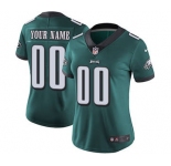 Women's Philadelphia Eagles Customized Midnight Green Home Jersey