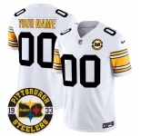 Men’s Pittsburgh Steelers Throwback 1933 Patch white Vapor Limited All Stitched Jerseys