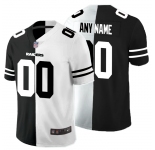 Las Vegas Raiders Custom Customized Black And White Split Vapor Untouchable Limited Jersey