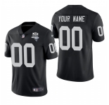 Las Vegas Raiders Custom Men's Nike 2020 Inaugural Season Vapor Limited NFL Jersey Black