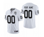 Men's Las Vegas Raiders Custom 2020 Inaugural Season Vapor Limited Football Jersey White