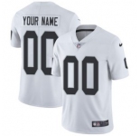 Men's Las Vegas Raiders Customized White Stitched Vapor Untouchable Limited Football Jersey