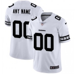 Men's Oakland Raiders Custom Nike White Team Logo Vapor Limited NFL Jersey