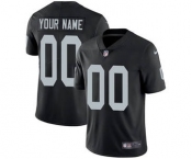 Men's Oakland Raiders Customized Black Team Color Vapor Untouchable Custom Limited Football Jersey