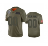 Men's Raiders CUSTOM Camo Limited Stitched Football 2019 Salute To Service Jersey