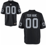 Men's Oakland Raiders Nike Black Custom Game Jerseys