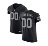 Men's Oakland Raiders Customized Black Team Color Vapor Untouchable Custom Elite Football Jersey