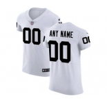Men's Oakland Raiders Customized White Vapor Untouchable Custom Elite Football Jersey