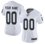 Women's Las Vegas Raiders Customized White Stitched Vapor Untouchable Limited Football Jersey