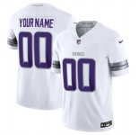 Men's Minnesota Vikings Active Player Custom White F.U.S.E. Winter Warrior Limited Stitched Jersey