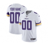 Men's Minnesota Vikings Customized White Vapor Untouchable Custom Limited Football Jersey